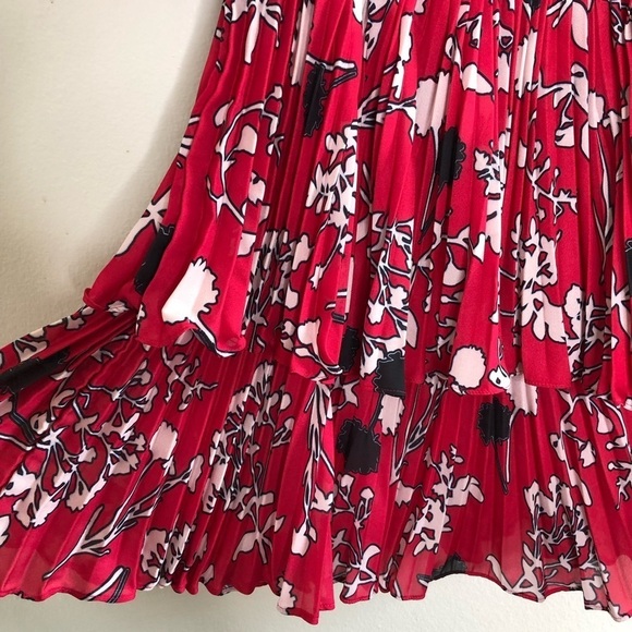 Self-Portrait Off The Shoulder Pleated Floral Mini Dress 6 - Picture 7 of 11